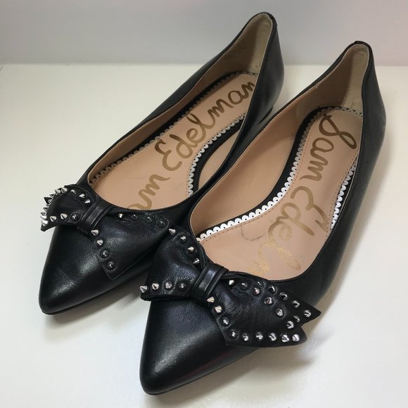 Sam Edelman Shoes - HP🎉SAM EDELMAN Raisa Black Flats | Size 6.5W